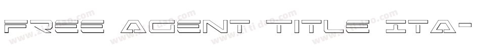 Free Agent Title Ita字体转换